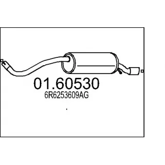 Silencieux arrière MTS