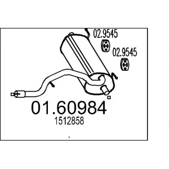 Silencieux arrière MTS