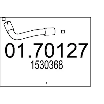 Tuyau d'échappement MTS