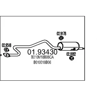 Silencieux arrière MTS