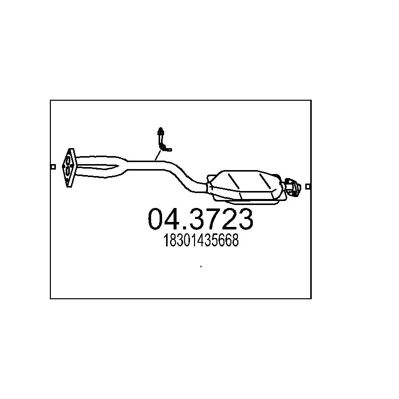 Catalyseur MTS 04.3723