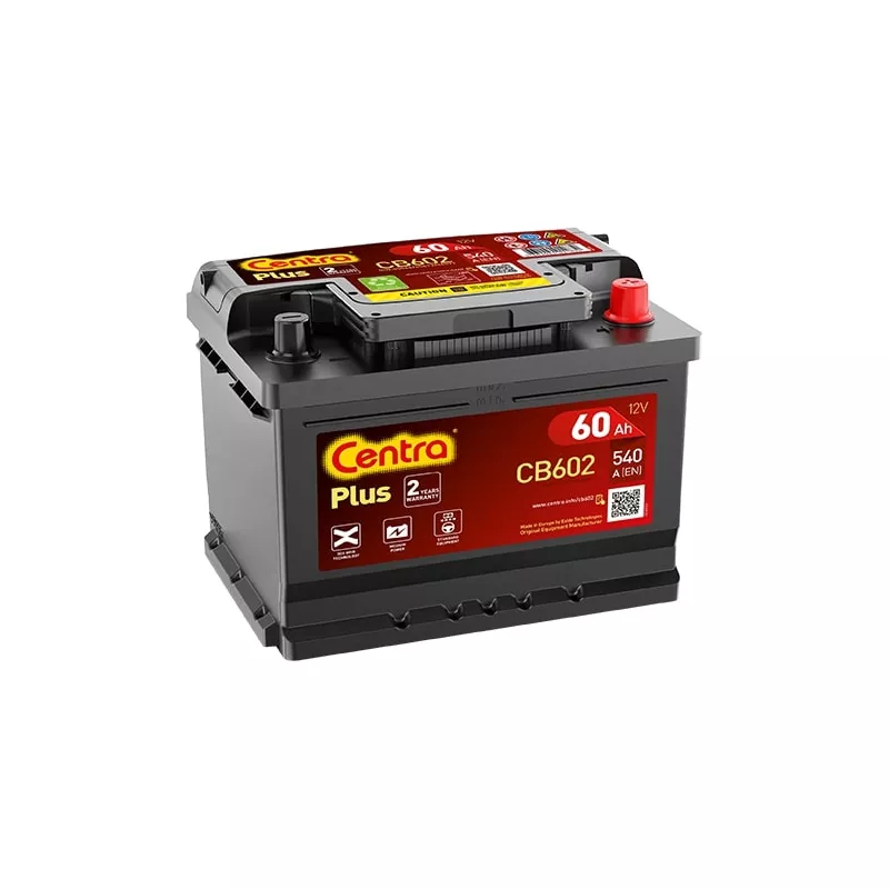Batterie de démarrage CENTRA CB602