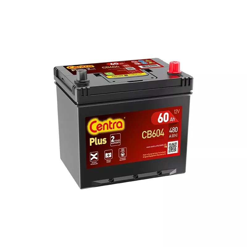 Batterie de démarrage CENTRA CB604