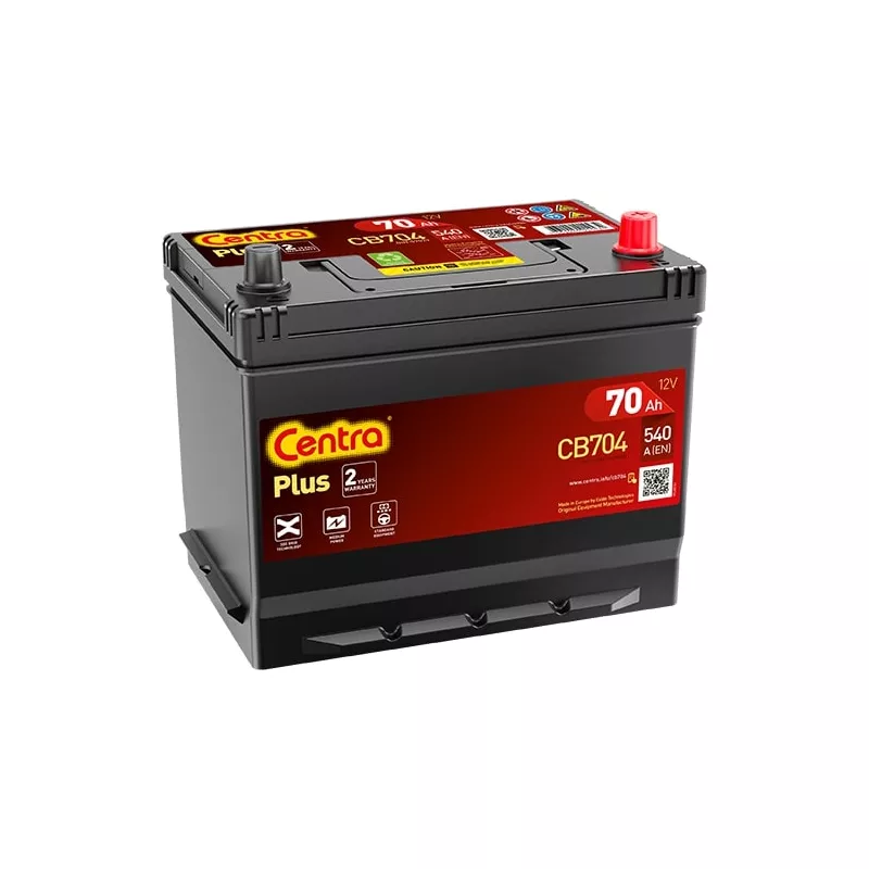 Batterie de démarrage CENTRA CB704