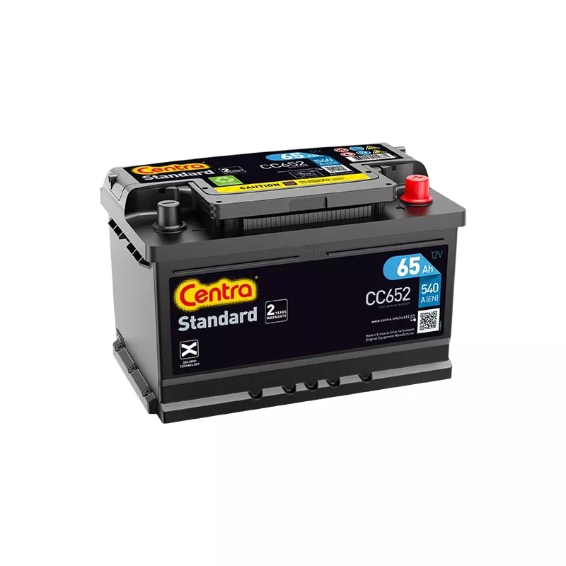 Batterie de démarrage CENTRA CC652