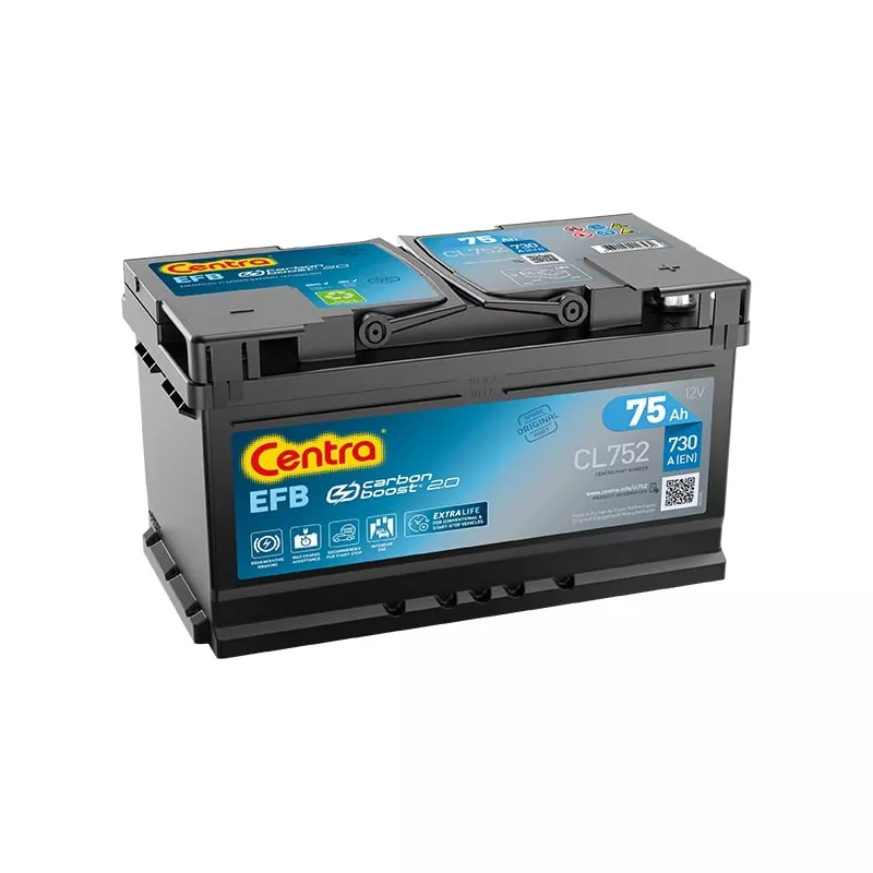 Batterie de démarrage CENTRA CL752