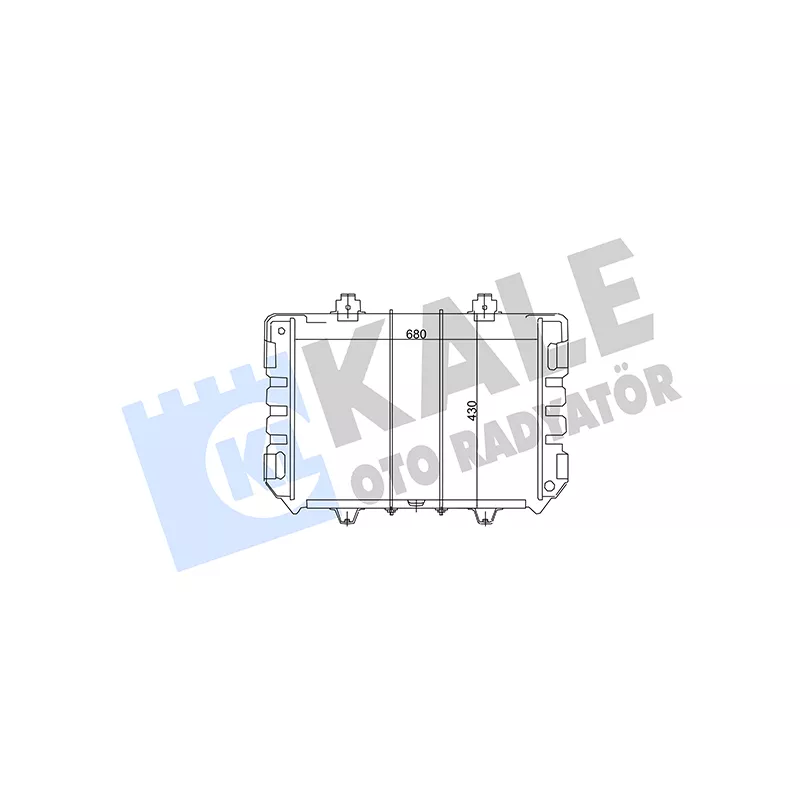 Radiateur, refroidissement du moteur KALE OTO RADYATÖR 103000