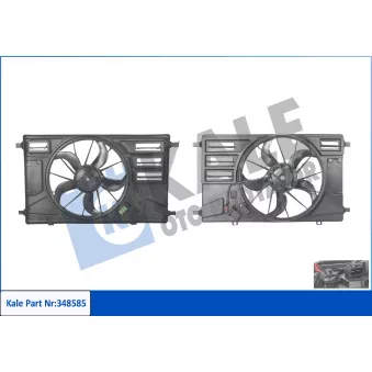 Ventilateur, refroidissement du moteur KALE OTO RADYATÖR