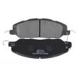 Jeu de 4 plaquettes de frein avant ZentParts Z07755 - Visuel 3