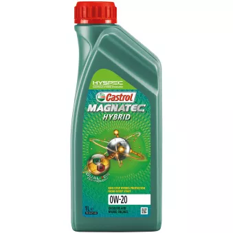 Huile moteur 0W-20 MAGNATEC Hybrid – 1L CASTROL