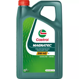 Huile moteur 5W-40 MAGNATEC C3 – 5L CASTROL