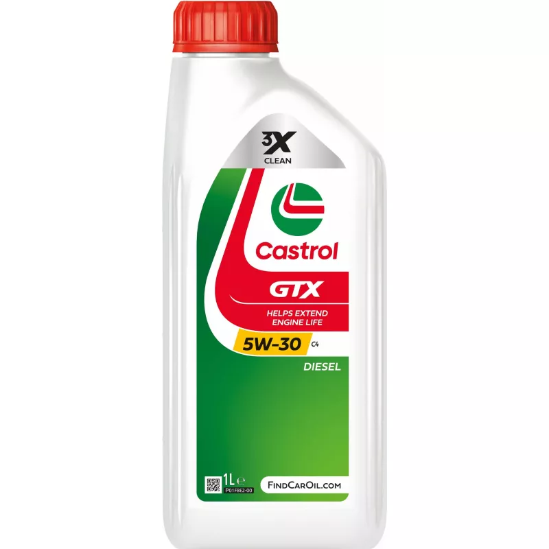 Huile moteur 5W-30 GTX C4 – 1L CASTROL 15F64C