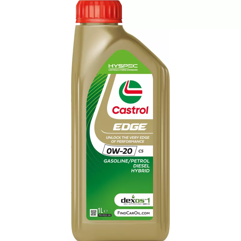 Huile moteur 0W-20 EDGE C5 – 1L CASTROL 15F6E6