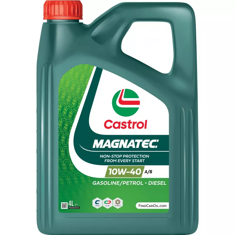 Huile moteur 10W-40 MAGNATEC A/B – 4L CASTROL 15F7CE