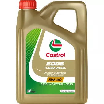 Huile moteur 5W-40 EDGE TURBO DIESEL – 4L CASTROL