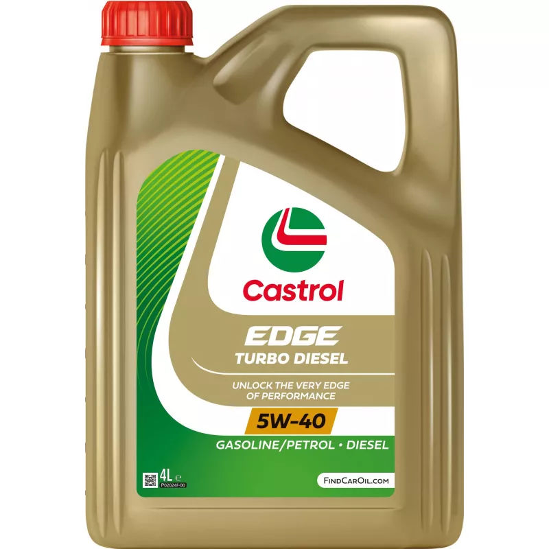 Huile moteur 5W-40 EDGE TURBO DIESEL – 4L CASTROL 15F819