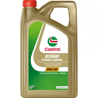 Huile moteur 5W-40 EDGE TURBO DIESEL – 5L CASTROL