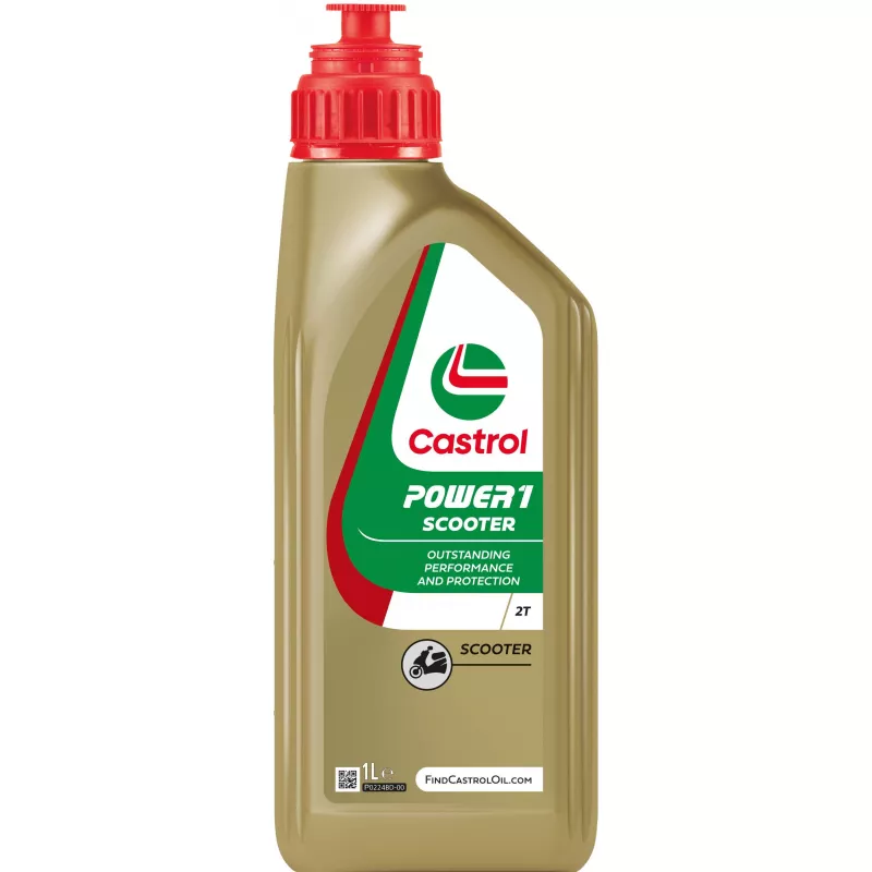 Huile moteur 2T POWER1 SCOOTER – 1L CASTROL 1600A1