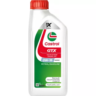 Huile moteur 0W-16 GTX AN2022 – 1L CASTROL