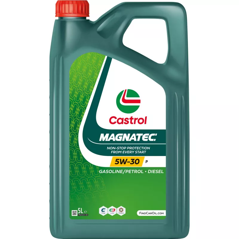 Huile moteur 5W-30 MAGNATEC P – 5L CASTROL 1612B5