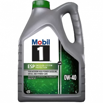 Huile moteur 0W-40 MOBIL 1 ESP X4 - 5L MOBIL 157814