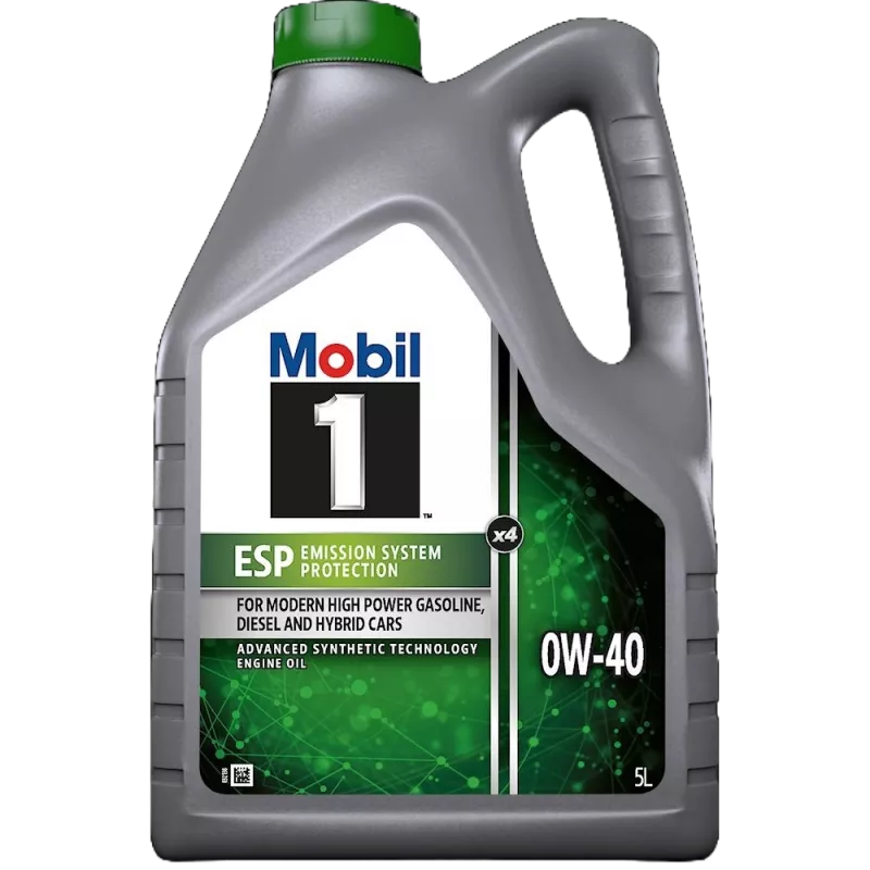 Huile moteur 0W-40 MOBIL 1 ESP X4 - 5L MOBIL 157814
