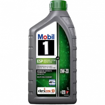 Huile moteur 0W-20 MOBIL 1 ESP X2 - 1L MOBIL 157783
