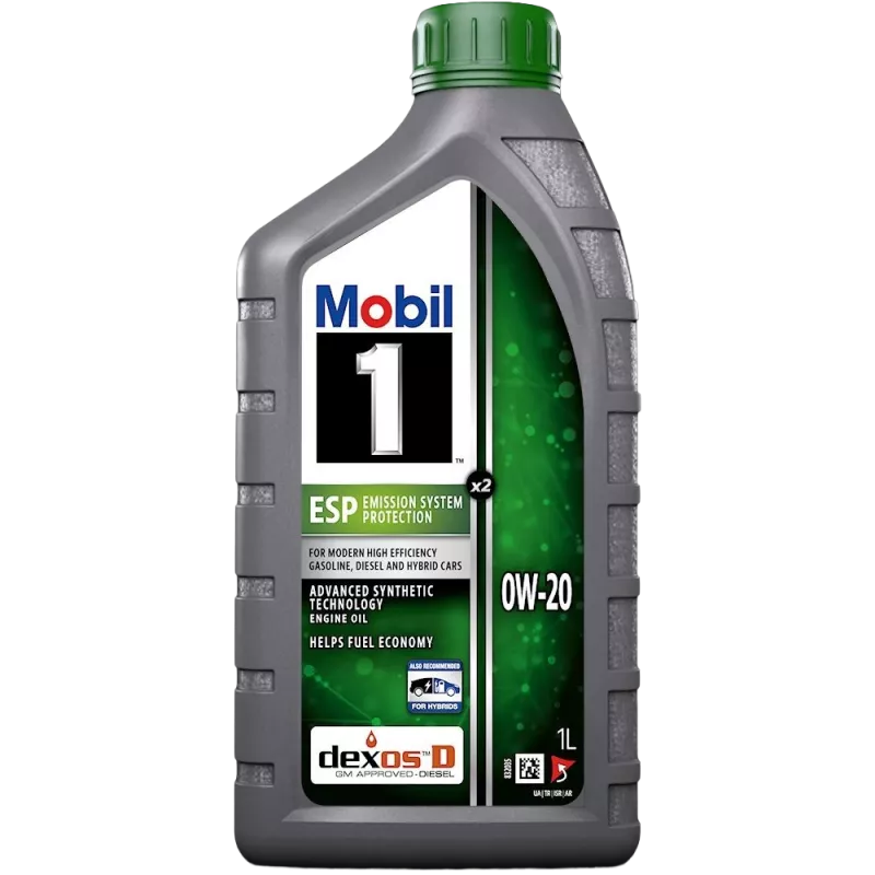Huile moteur 0W-20 MOBIL 1 ESP X2 - 1L MOBIL 157783