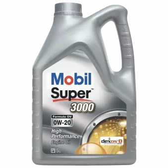 Huile moteur 0W-20 SUPER 3000 F-OV - 5L MOBIL