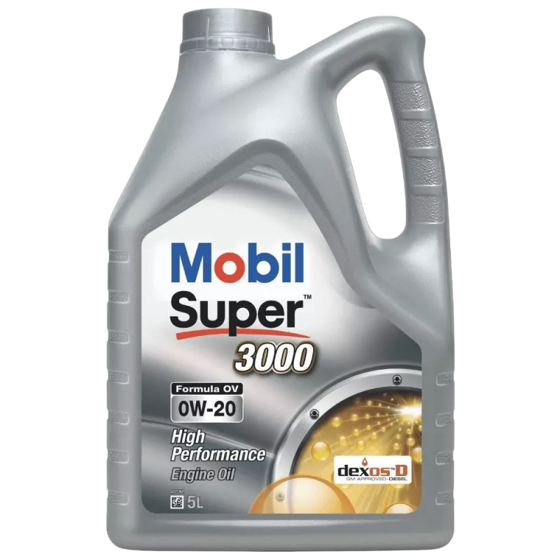 Huile moteur 0W-20 SUPER 3000 F-OV - 5L MOBIL 156283