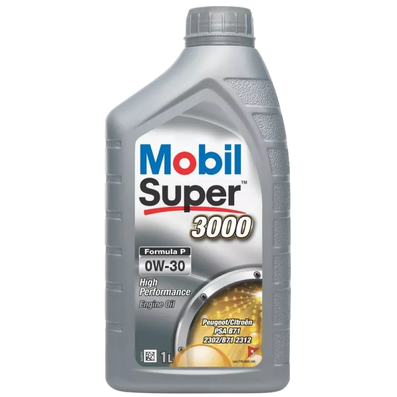 Huile moteur 0W-30 SUPER 3000 F-P - 1L MOBIL 152170
