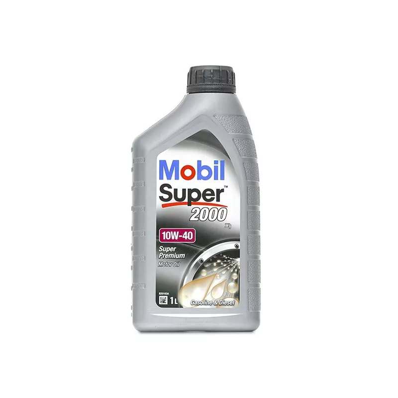 Huile moteur 10W-40 SUPER 2000 X1 - 1L MOBIL 150562