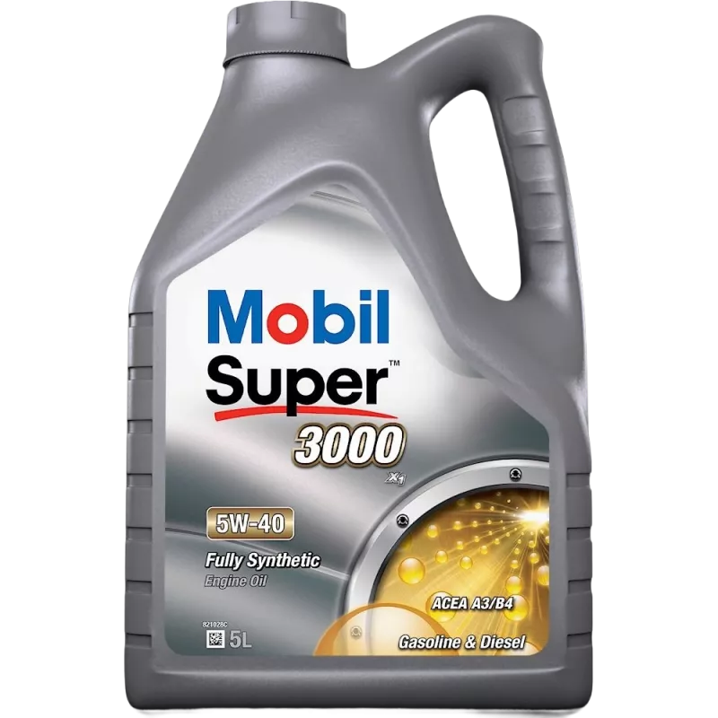 Huile moteur 5W-40 SUPER 3000 X1 - 5L MOBIL 150565