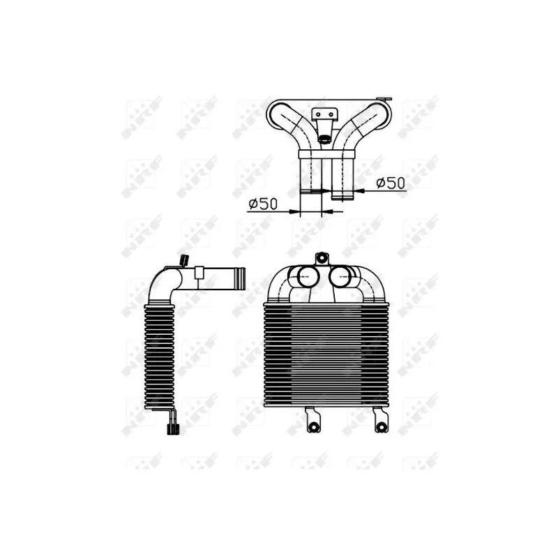 Intercooler, échangeur NRF 30365