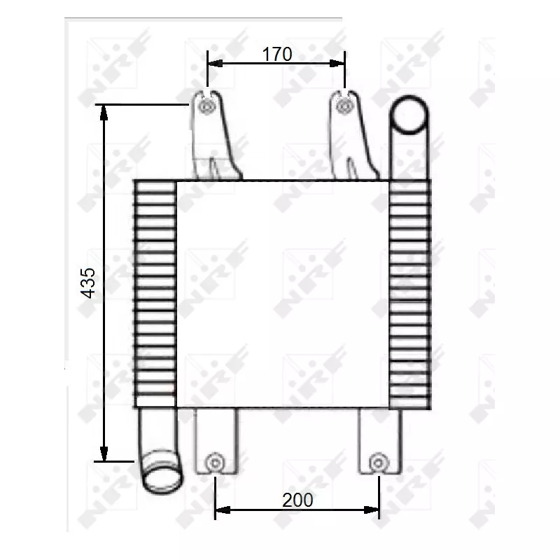 Intercooler, échangeur NRF 30539