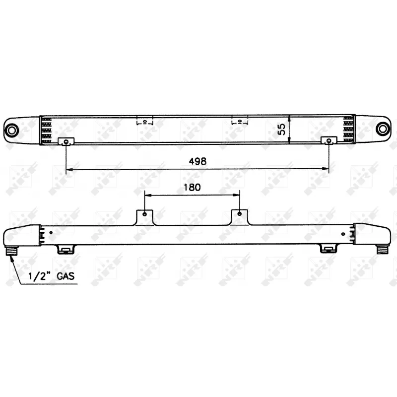 Radiateur d'huile NRF 31064