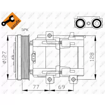 Compresseur, climatisation NRF 32061