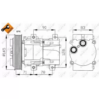 Compresseur, climatisation NRF