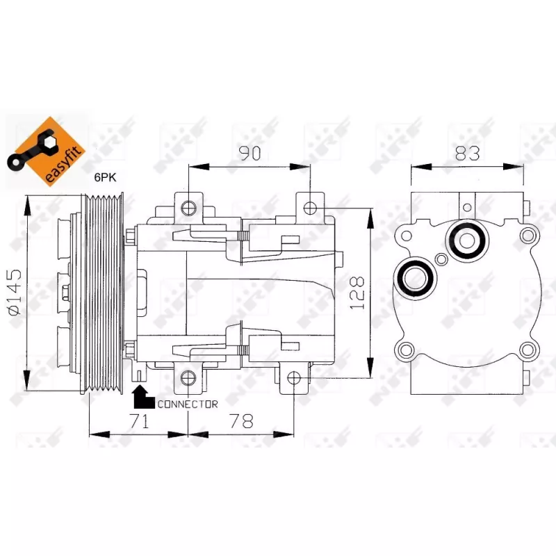 Compresseur, climatisation NRF 32085