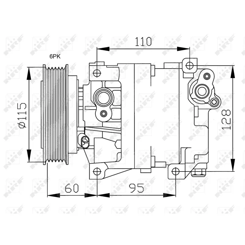 Compresseur, climatisation NRF 32169G