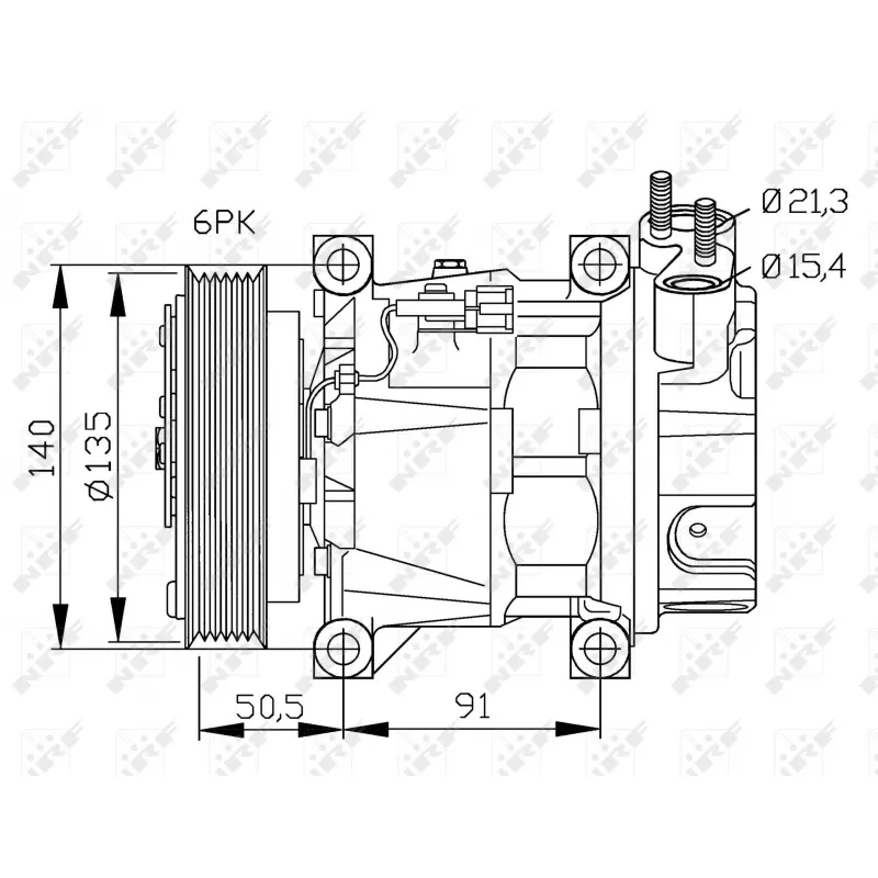 Compresseur, climatisation NRF 32289G