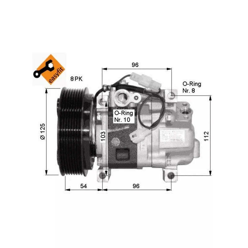 Compresseur, climatisation NRF 32457G