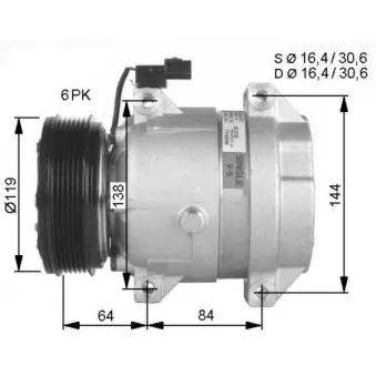 Compresseur, climatisation NRF