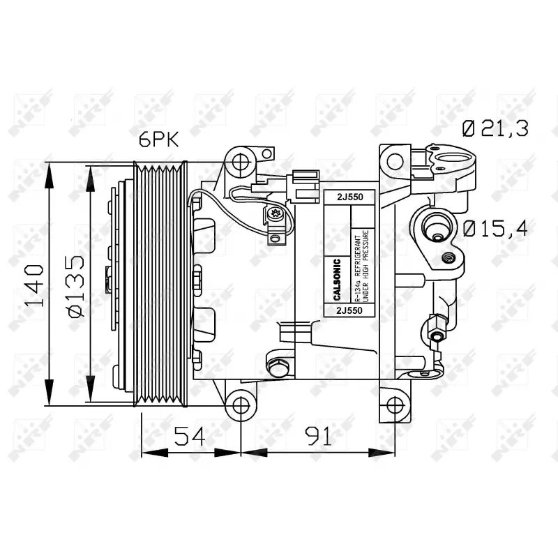 Compresseur, climatisation NRF 32690G