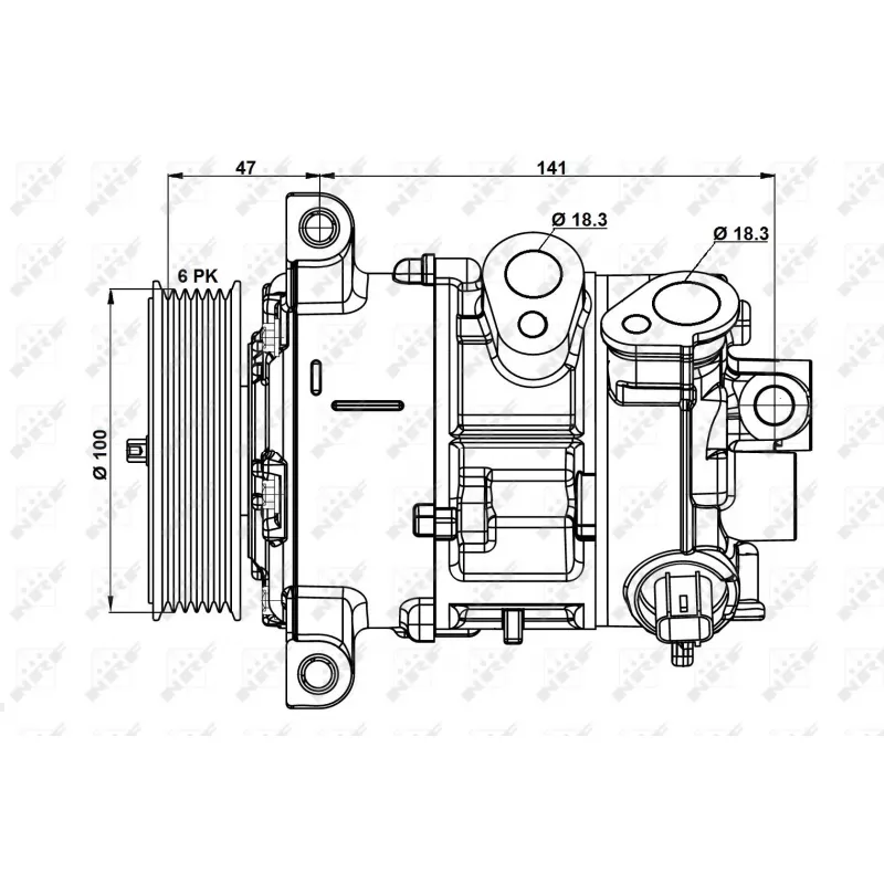 Compresseur, climatisation NRF 32882