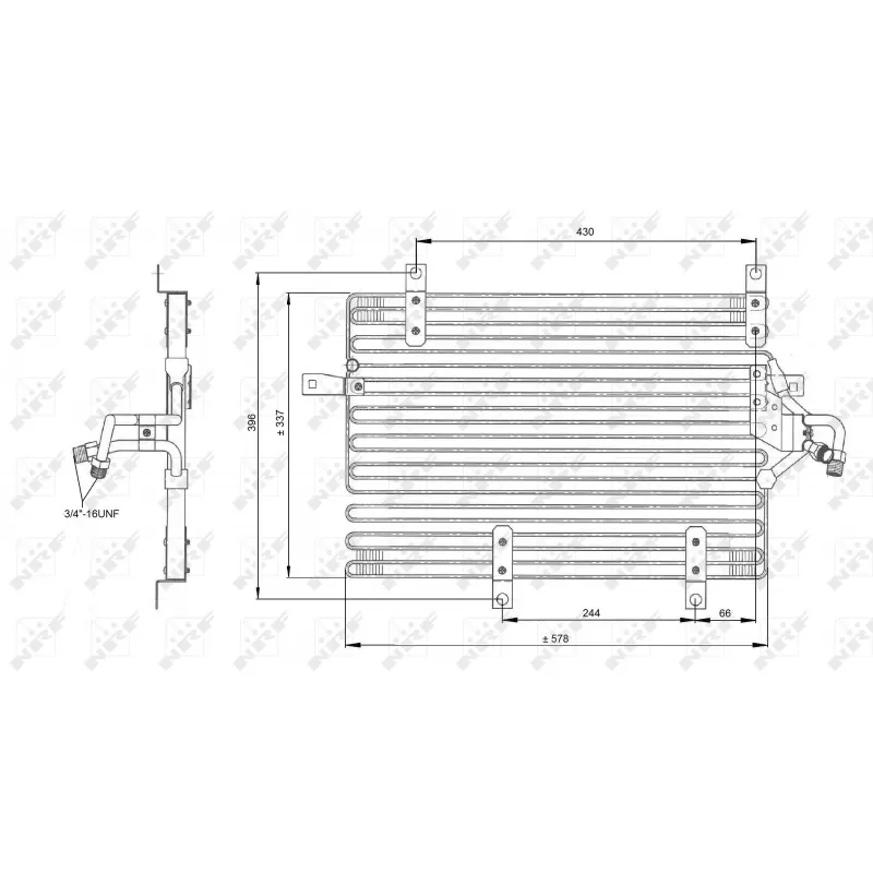 Condenseur, climatisation NRF 35052