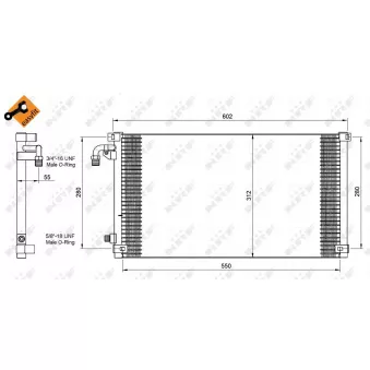Condenseur, climatisation NRF 35103