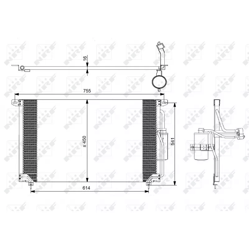 Condenseur, climatisation NRF 35184