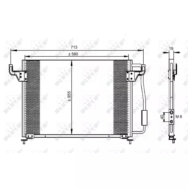 Condenseur, climatisation NRF 35261