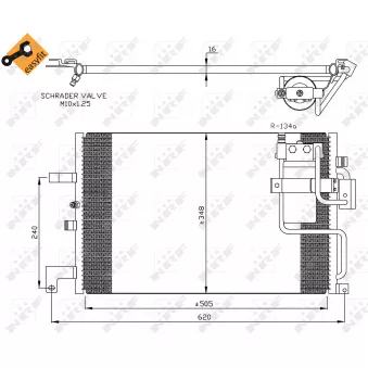 Condenseur, climatisation NRF